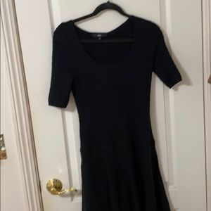 Black sweater dress